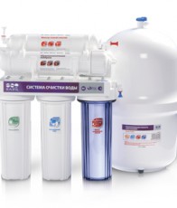 5-и стадийная система очистки воды производительность: 50 GPD мембрана Filmtec GRANDO 5 (RO905-550 - Водоподготовка. Умягчитель воды. Обезжелезивание воды