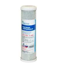 Картридж из кокосового угля Нептун CTO-10SL 5 мкм - Водоподготовка. Умягчитель воды. Обезжелезивание воды